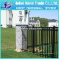 Ornamental Aluminum Fence / Black powder coated aluminum garden fence